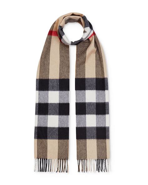 Burberry Half Mega Check Scarf 